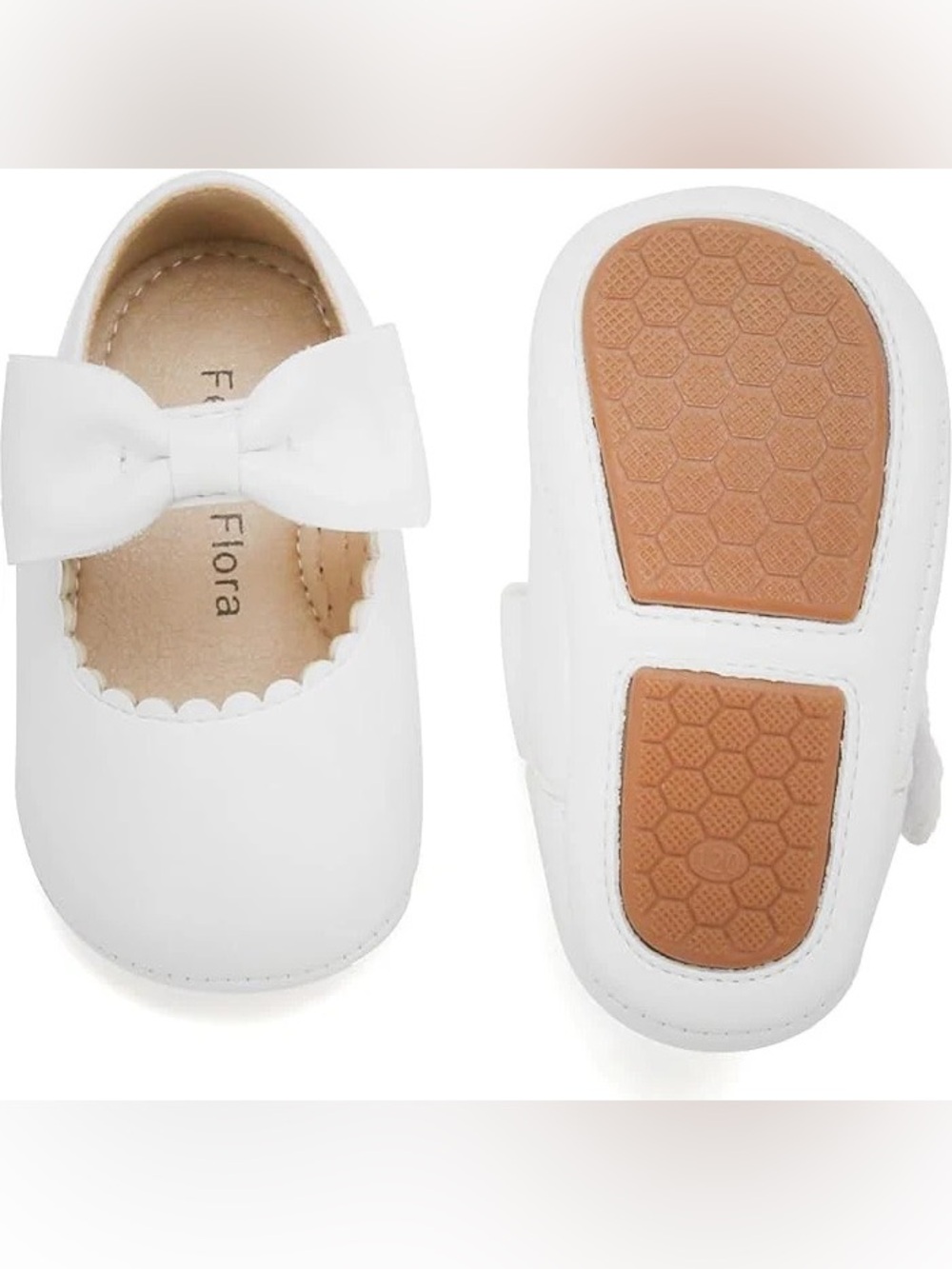 Felix & Flora Baby Walking Shoes Moccasins Rubber Sole in (Size: 12-18M)